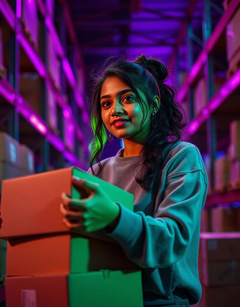 Priya Iyer, founder of Noir Shipping Co.